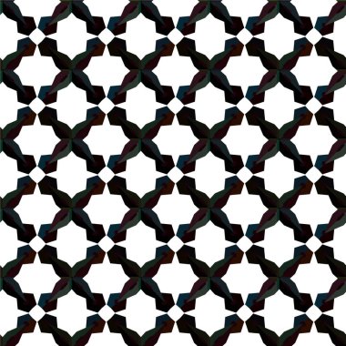 Soyut geometrik süslemesiz desen. tasarım arkaplanı, vektör illüstrasyonu