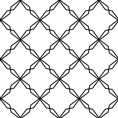 Soyut geometrik süslemesiz desen. tasarım arkaplanı, vektör illüstrasyonu