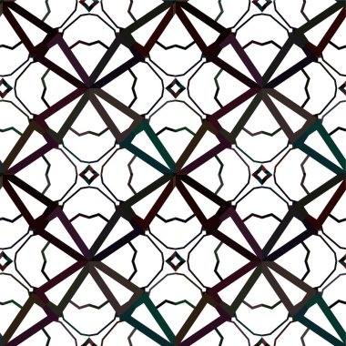 Soyut geometrik süslemesiz desen. tasarım arkaplanı, vektör illüstrasyonu