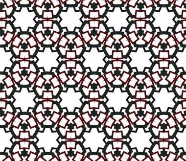 Soyut geometrik süslemesiz desen. tasarım arkaplanı, vektör illüstrasyonu