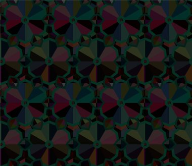 Soyut geometrik süslemesiz desen. tasarım arkaplanı, vektör illüstrasyonu