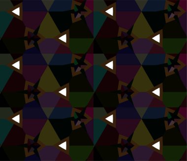 Soyut geometrik süslemesiz desen. tasarım arkaplanı, vektör illüstrasyonu