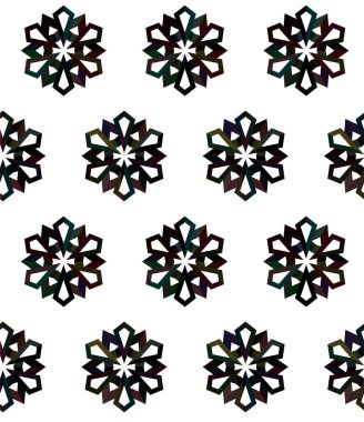 Soyut geometrik süslemesiz desen. tasarım arkaplanı, vektör illüstrasyonu