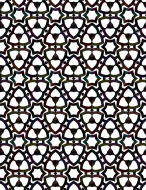 Soyut geometrik süslemesiz desen. tasarım arkaplanı, vektör illüstrasyonu