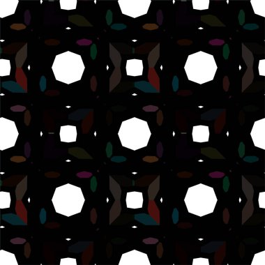 Soyut geometrik süslemesiz desen. tasarım arkaplanı, vektör illüstrasyonu