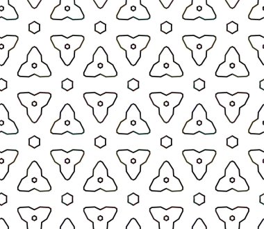 Soyut geometrik süslemesiz desen. tasarım arkaplanı, vektör illüstrasyonu