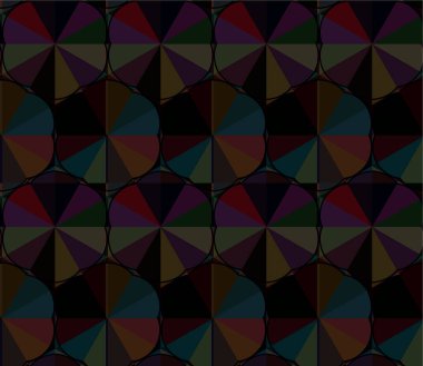 Soyut geometrik süslemesiz desen. tasarım arkaplanı, vektör illüstrasyonu