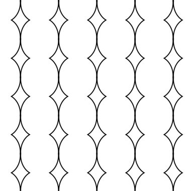 Soyut geometrik süslemesiz desen. tasarım arkaplanı, vektör illüstrasyonu