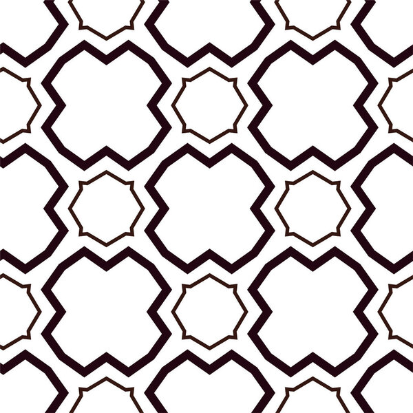Abstract geometric ornamental seamless pattern. Design background, vector illustration