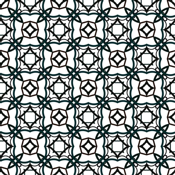 Abstrakte Geometrische Ornamentale Nahtlose Muster Design Hintergrund Vektorillustration — Stockvektor