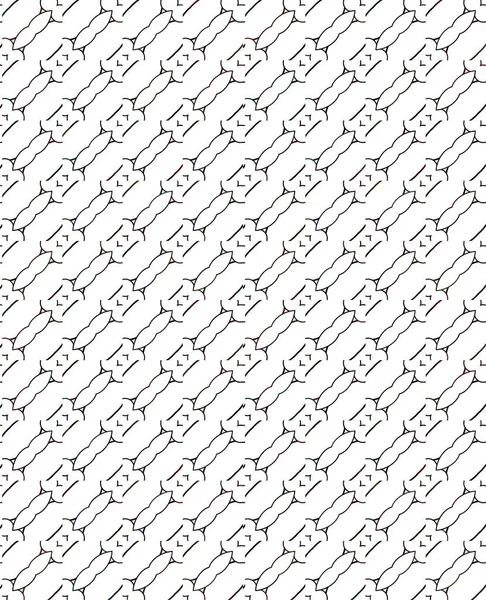 Abstrakte Geometrische Ornamentale Nahtlose Muster Design Hintergrund Vektorillustration — Stockvektor