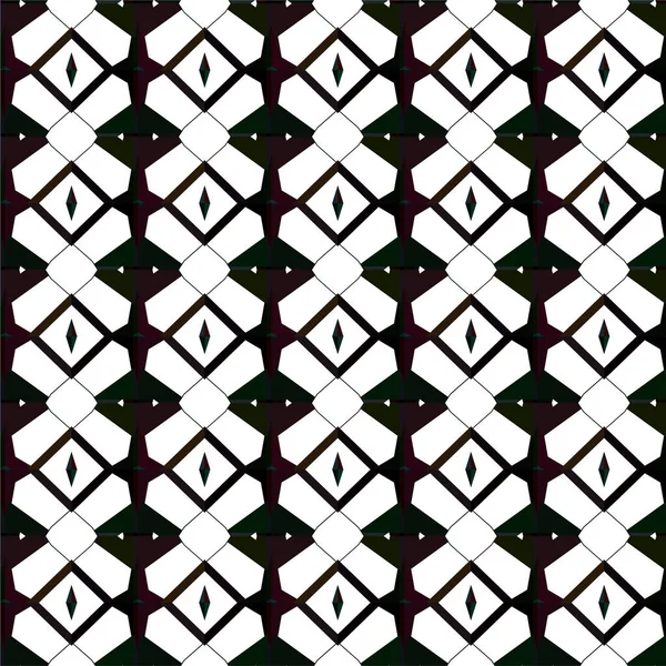 Abstrakte Geometrische Ornamentale Nahtlose Muster Design Hintergrund Vektorillustration — Stockvektor