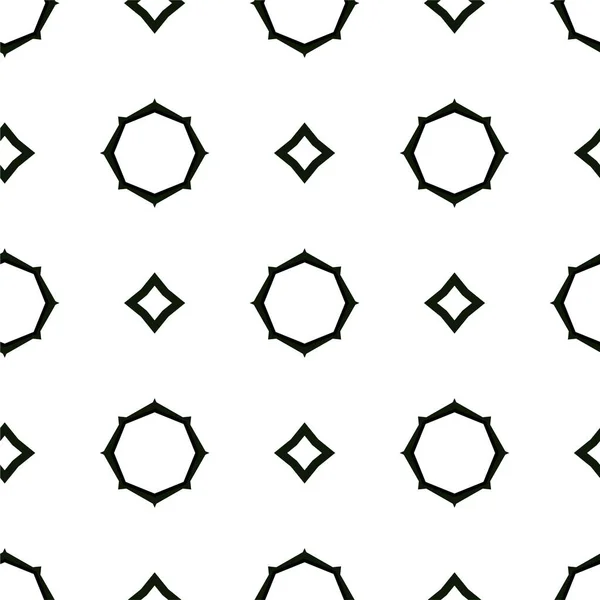 Motif Ornemental Géométrique Abstrait Sans Couture Fond Design Illustration Vectorielle — Image vectorielle