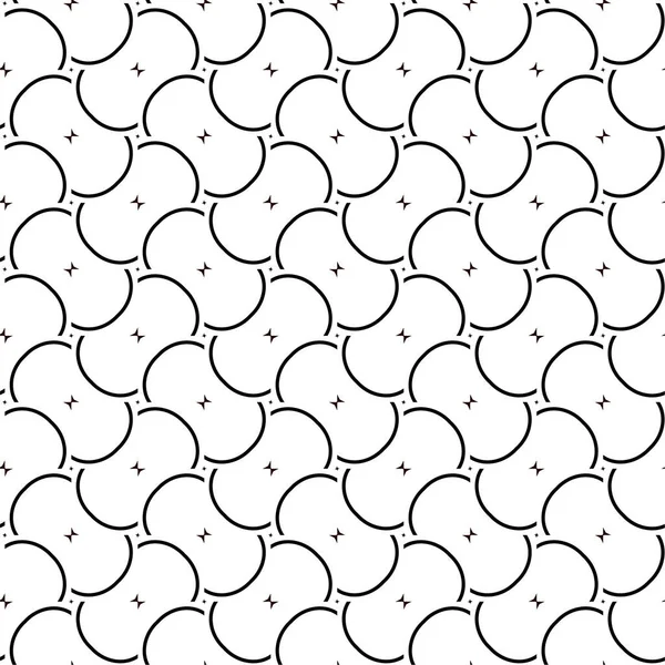 Abstrakte Geometrische Ornamentale Nahtlose Muster Design Hintergrund Vektorillustration — Stockvektor