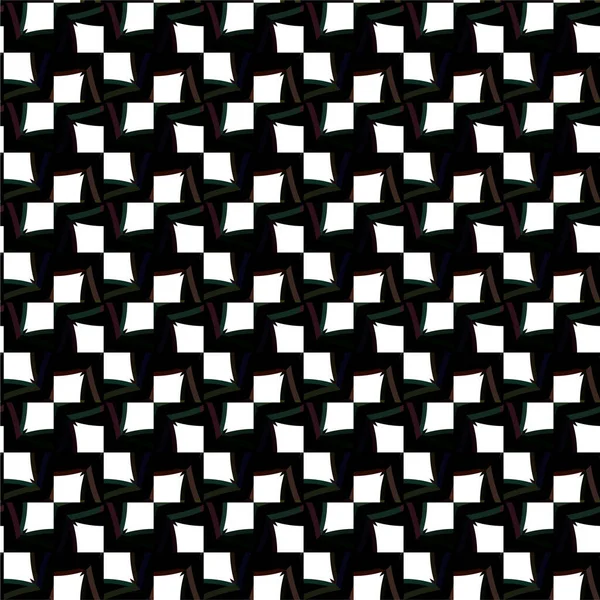抽象的な幾何学的装飾シームレスパターン デザインの背景ベクトルイラスト — ストックベクタ