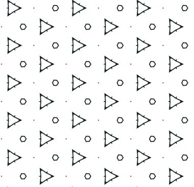 Soyut geometrik süslemesiz desen. tasarım arkaplanı, vektör illüstrasyonu