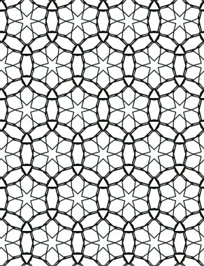 Soyut geometrik süslemesiz desen. tasarım arkaplanı, vektör illüstrasyonu