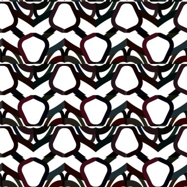 Soyut geometrik süslemesiz desen. tasarım arkaplanı, vektör illüstrasyonu