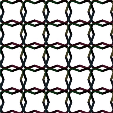 Soyut geometrik süslemesiz desen. tasarım arkaplanı, vektör illüstrasyonu 