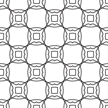 soyut geometrik dikişsiz desen, vektör illüstrasyonu