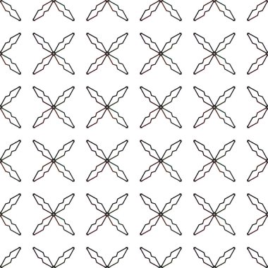 Soyut geometrik süslemesiz desen. tasarım arkaplanı, vektör illüstrasyonu