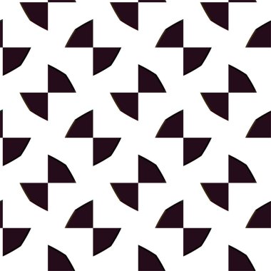 Geometrik soyut dikişsiz desen, vektör illüstrasyonu