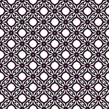 Geometrik soyut dikişsiz desen, vektör illüstrasyonu