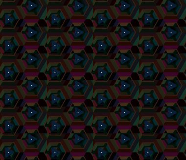 Soyut geometrik süslemesiz desen. tasarım arkaplanı, vektör illüstrasyonu