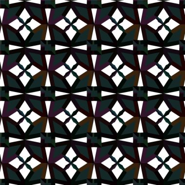 Soyut geometrik süslemesiz desen. tasarım arkaplanı, vektör illüstrasyonu