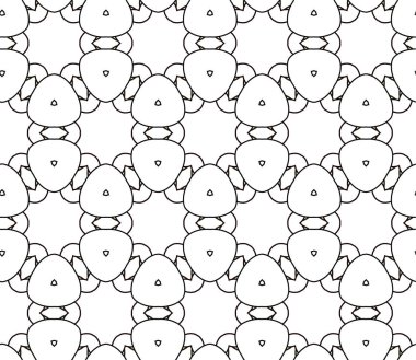 Soyut geometrik süslemesiz desen. tasarım arkaplanı, vektör illüstrasyonu