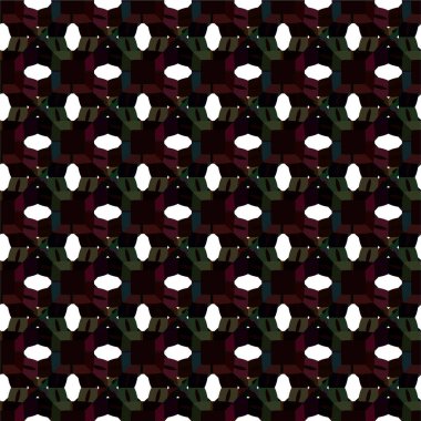 Soyut geometrik süslemesiz desen. tasarım arkaplanı, vektör illüstrasyonu