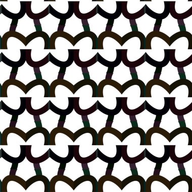 Soyut geometrik süslemesiz desen. tasarım arkaplanı, vektör illüstrasyonu