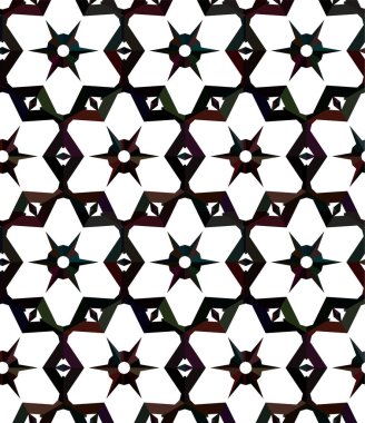 Soyut geometrik süslemesiz desen. tasarım arkaplanı, vektör illüstrasyonu