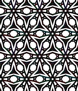 Soyut geometrik süslemesiz desen. tasarım arkaplanı, vektör illüstrasyonu