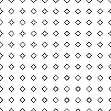 Soyut geometrik süslemesiz desen. tasarım arkaplanı, vektör illüstrasyonu