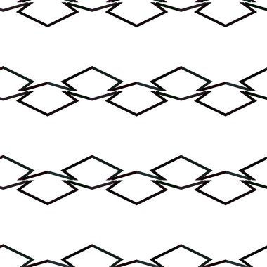 Geometrik soyut dikişsiz desen, vektör illüstrasyonu