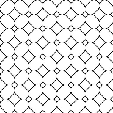 Geometrik soyut dikişsiz desen, vektör illüstrasyonu