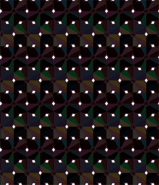 Soyut geometrik süslemesiz desen. tasarım arkaplanı, vektör illüstrasyonu