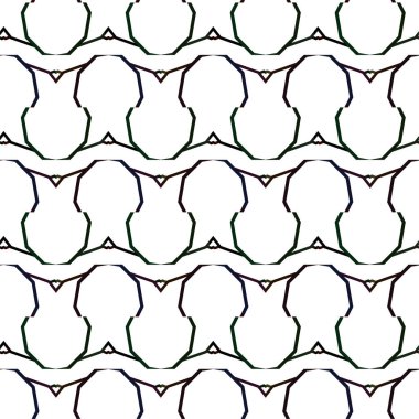 Soyut geometrik süslemesiz desen. tasarım arkaplanı, vektör illüstrasyonu