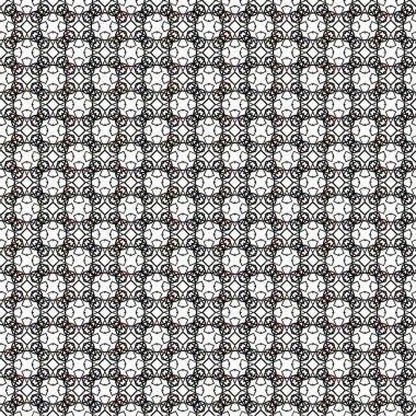 Geometrik soyut dikişsiz desen, vektör illüstrasyonu