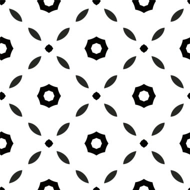 Soyut geometrik süslemesiz desen. tasarım arkaplanı, vektör illüstrasyonu