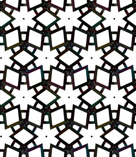 Abstrakte Geometrische Ornamentale Nahtlose Muster Design Hintergrund Vektorillustration — Stockvektor