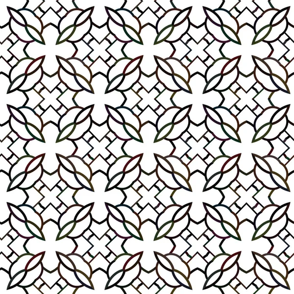 Motif Ornemental Géométrique Abstrait Sans Couture Fond Design Illustration Vectorielle — Image vectorielle