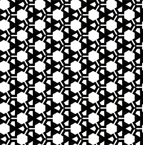 Abstrakte Geometrische Ornamentale Nahtlose Muster Design Hintergrund Vektorillustration — Stockvektor