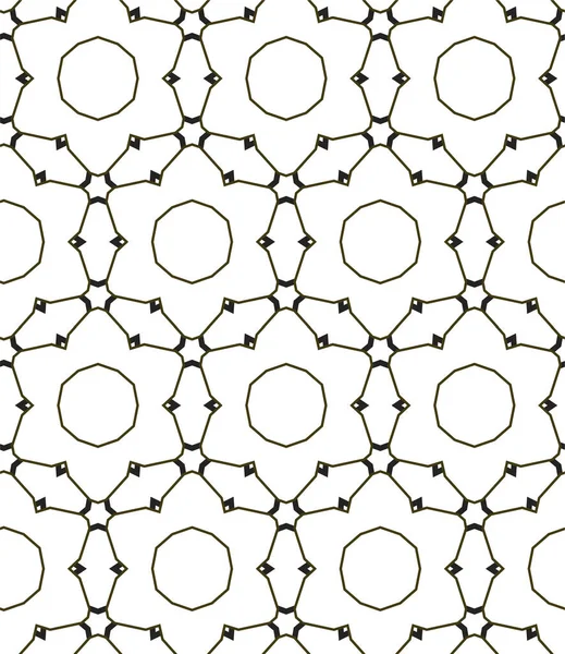 抽象的な幾何学的装飾シームレスパターン デザインの背景ベクトルイラスト — ストックベクタ