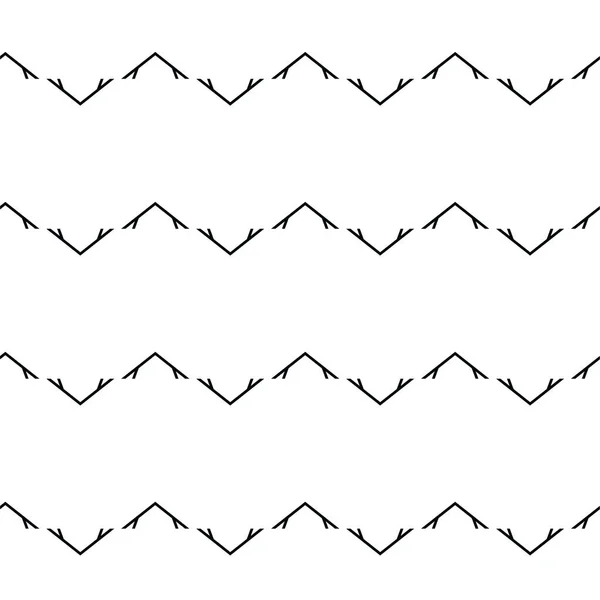 Abstrakt Geometriskt Dekorativt Sömlöst Mönster Design Bakgrund Vektor Illustration — Stock vektor