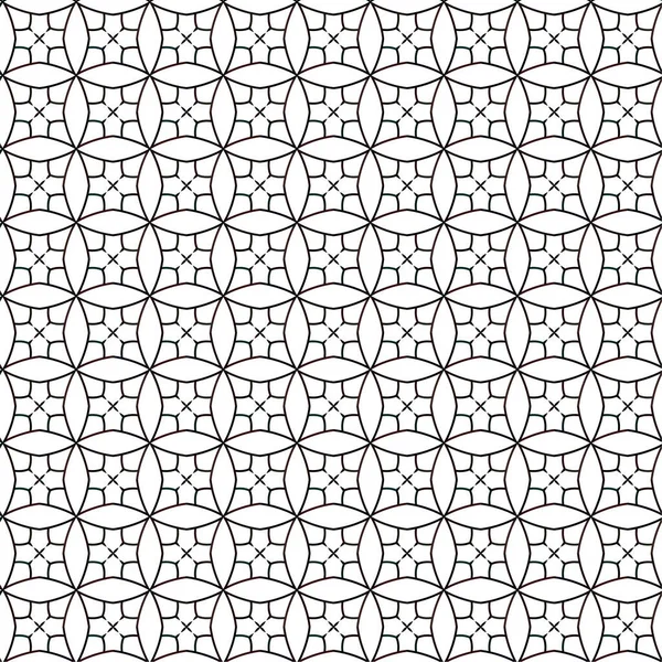 Abstrakte Geometrische Ornamentale Nahtlose Muster Design Hintergrund Vektorillustration — Stockvektor