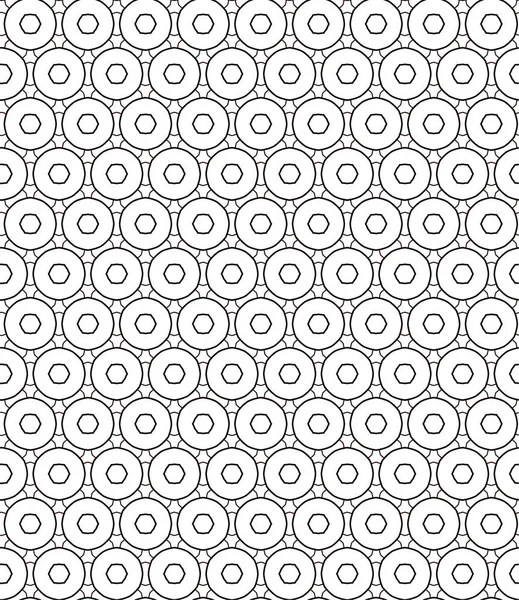 Abstrakte Geometrische Ornamentale Nahtlose Muster Design Hintergrund Vektorillustration — Stockvektor