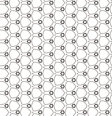 Soyut geometrik süslemesiz desen. tasarım arkaplanı, vektör illüstrasyonu