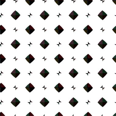 Soyut geometrik süslemesiz desen. tasarım arkaplanı, vektör illüstrasyonu